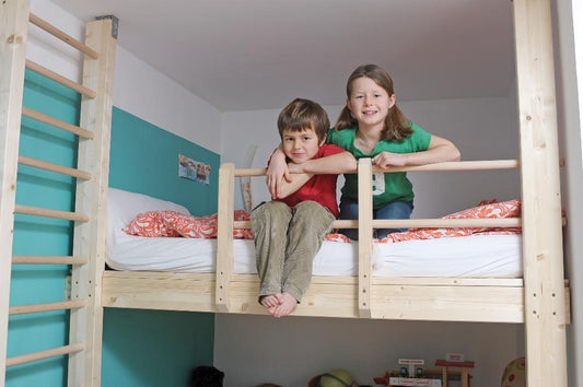 Das Hochbett im Kinderzimmer