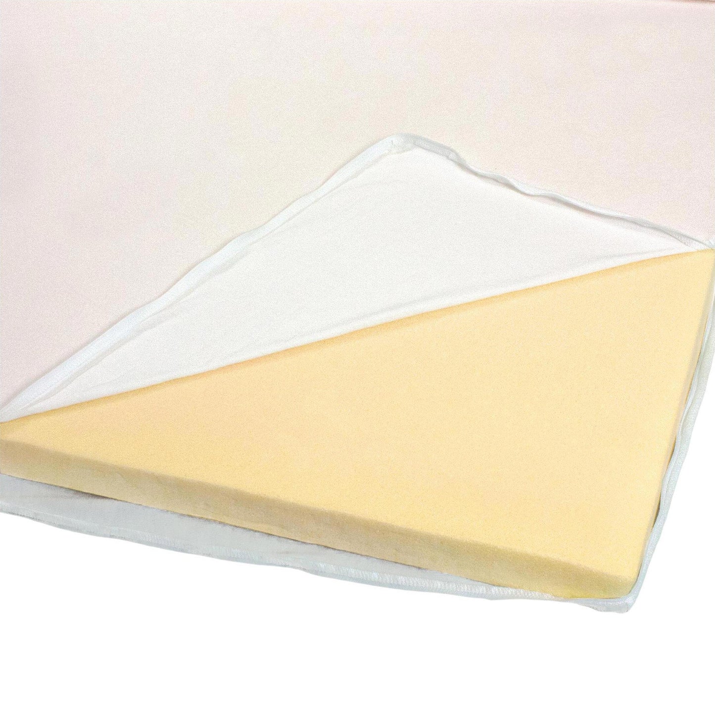 Breckle Viscotopper, Gesamthöhe 5cm, mit Bezug, 4 cm Viscoschaumkern, Bezug waschbar