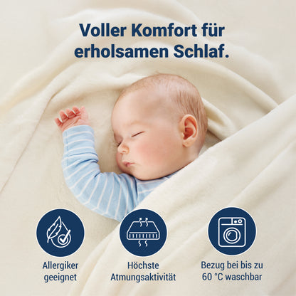Betten-ABC Junior-Duo – Das Original – Baby- und Kindermatratze mit Rundum-Trittkante
