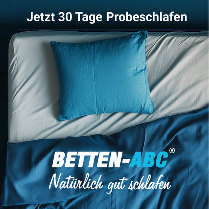 Betten-ABC Junior-Duo – Das Original – Baby- und Kindermatratze mit Rundum-Trittkante
