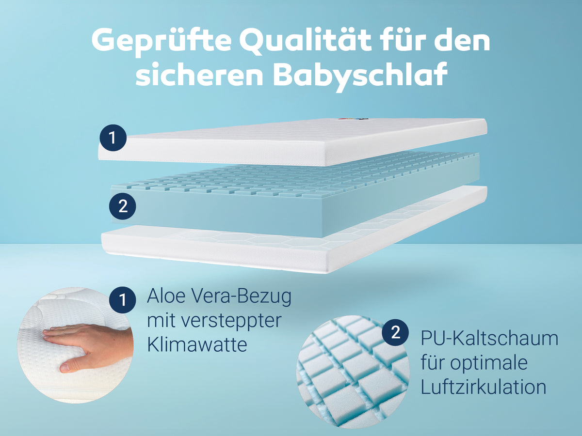 Betten-ABC Junior-Duo Baby- und Kindermatratze