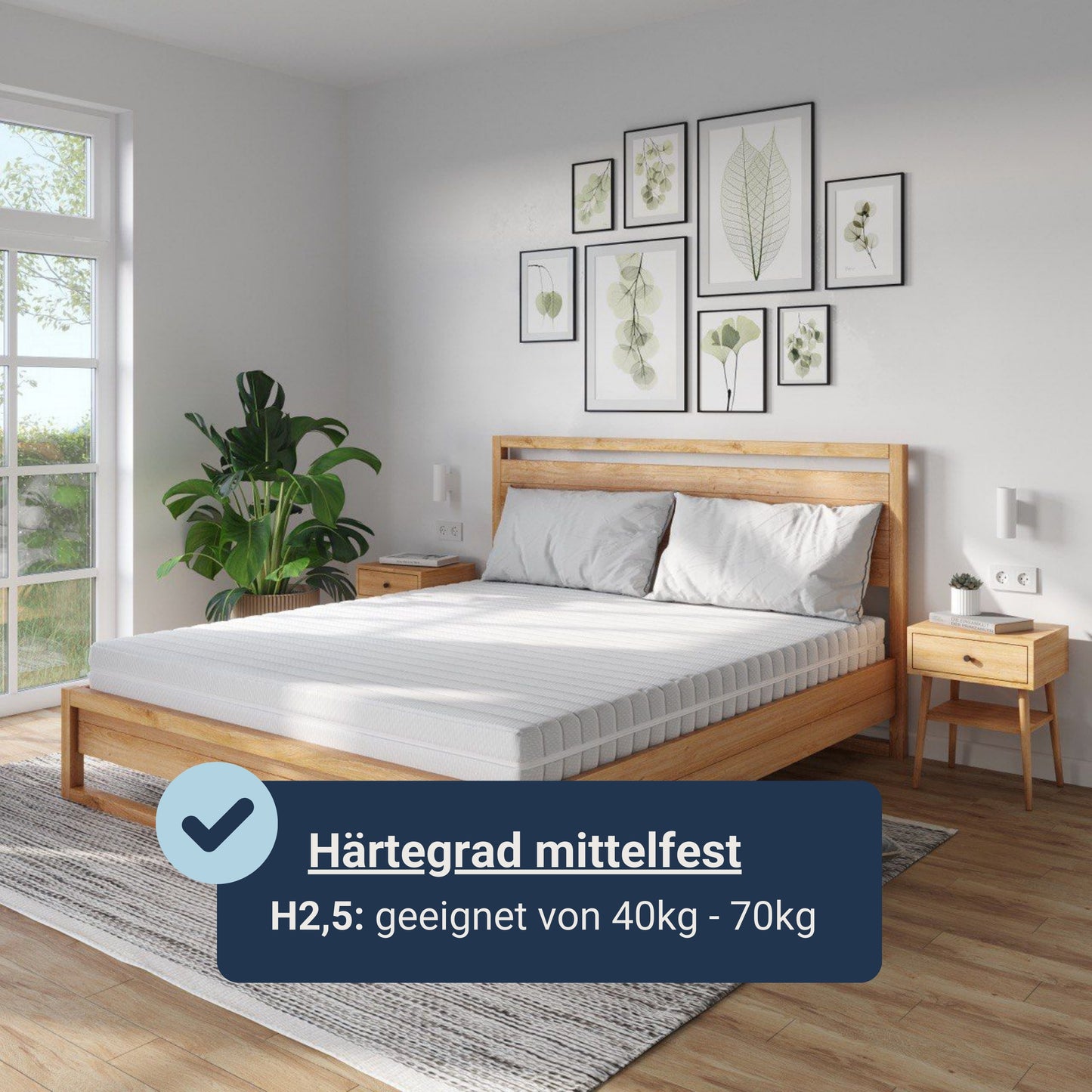 Betten-ABC Dream Spezial – Sondermaß-Kaltschaum- matratze mit 7 Zonen, Härtegrad 2,5, Höhe ca.13 cm