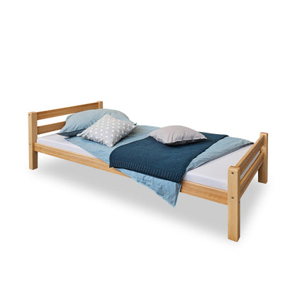 Bubema Bambi – Einzelbett aus massiver Buche, natur geölt, 90x200 cm