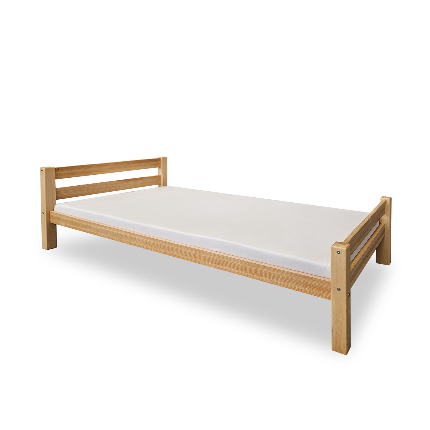 Bubema Bambi – Einzelbett aus massiver Buche, natur geölt, 90x200 cm