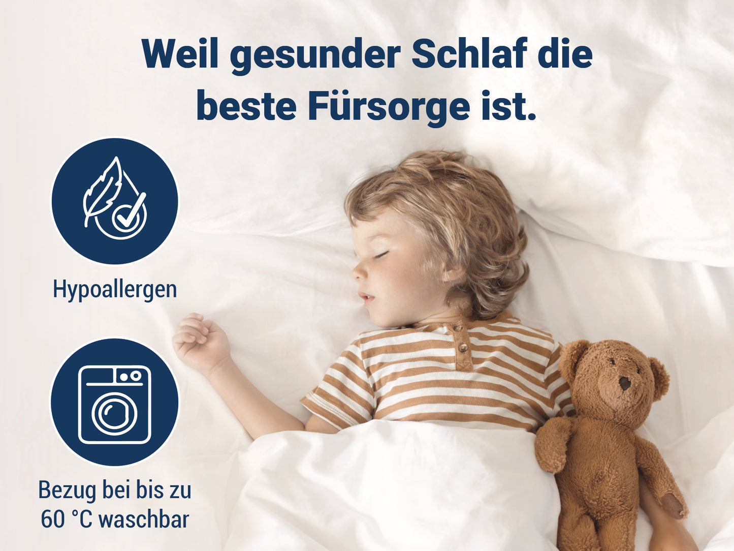 Betten-ABC Kidz – Kinder- und Jugendmatratze mit waschbarem Bezug, Gesamthöhe ca. 14 cm