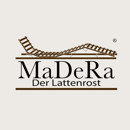 Madera XXL – Rollrost mit 23 extra stabilen Leisten aus massivem Buchenholz, belastbar bis ca. 280 kg