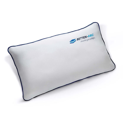 ABC Visco Travel – Reisekissen, 40x80 cm, gerollt, Ergonomisches HWS Nackenstützkissen, waschbar