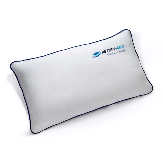 ABC Visco Travel – Reisekissen, 40x80 cm, gerollt, Ergonomisches HWS Nackenstützkissen, waschbar
