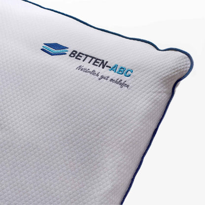 ABC Visco Travel – Reisekissen, 40x80 cm, gerollt, Ergonomisches HWS Nackenstützkissen, waschbar