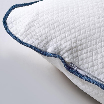 ABC Visco Travel – Reisekissen, 40x80 cm, gerollt, Ergonomisches HWS Nackenstützkissen, waschbar