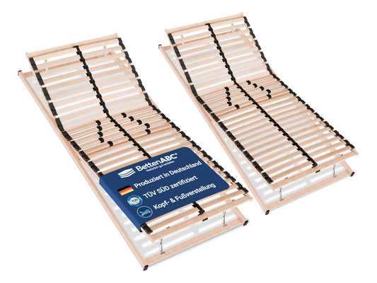 Betten-ABC Max1 K+F Lattenrost-Set Selbstmontage 160x200 cm