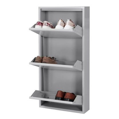 Betten-ABC Amelie – Moderner Schuhschrank, robust und platzsparend, aus pflegeleichtem Metall