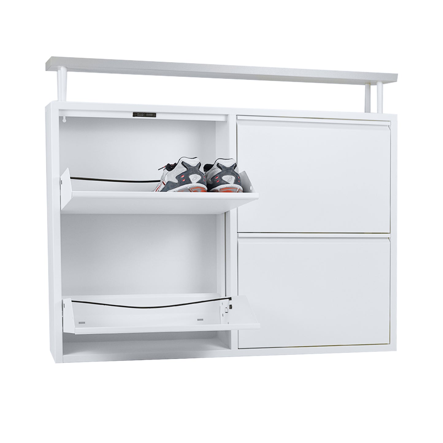 Betten-ABC Amelie – Moderner Schuhschrank, robust und platzsparend, aus pflegeleichtem Metall