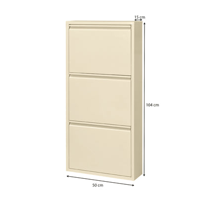 Betten-ABC Amelie – Moderner Schuhschrank, robust und platzsparend, aus pflegeleichtem Metall