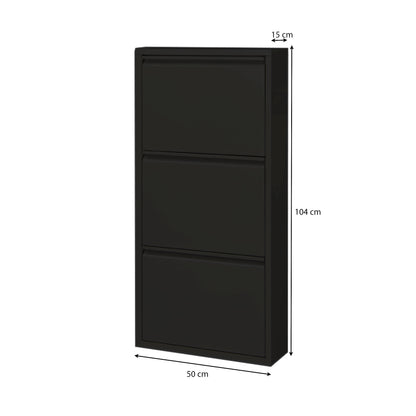 Betten-ABC Amelie – Moderner Schuhschrank, robust und platzsparend, aus pflegeleichtem Metall
