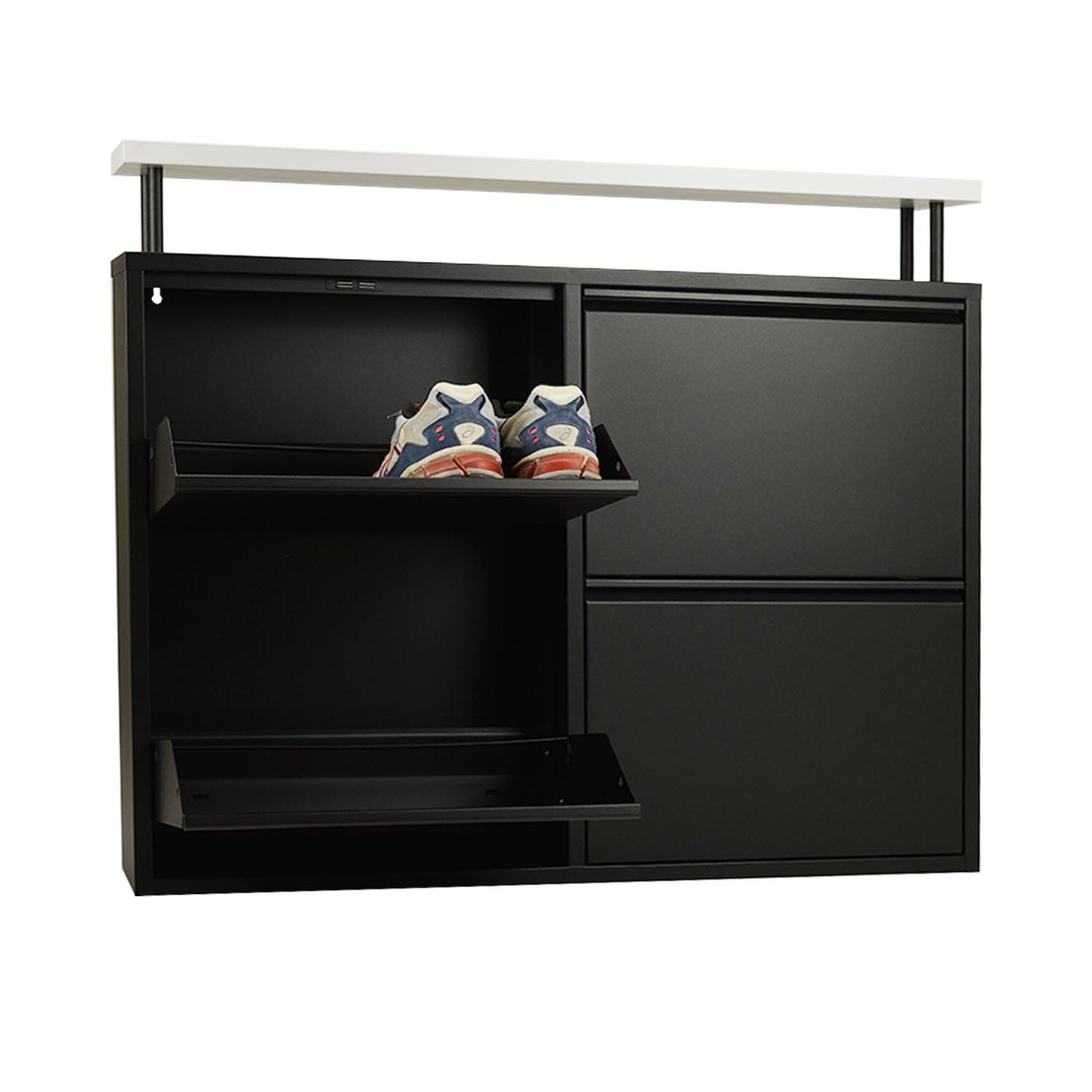 Betten-ABC Amelie – Moderner Schuhschrank, robust und platzsparend, aus pflegeleichtem Metall