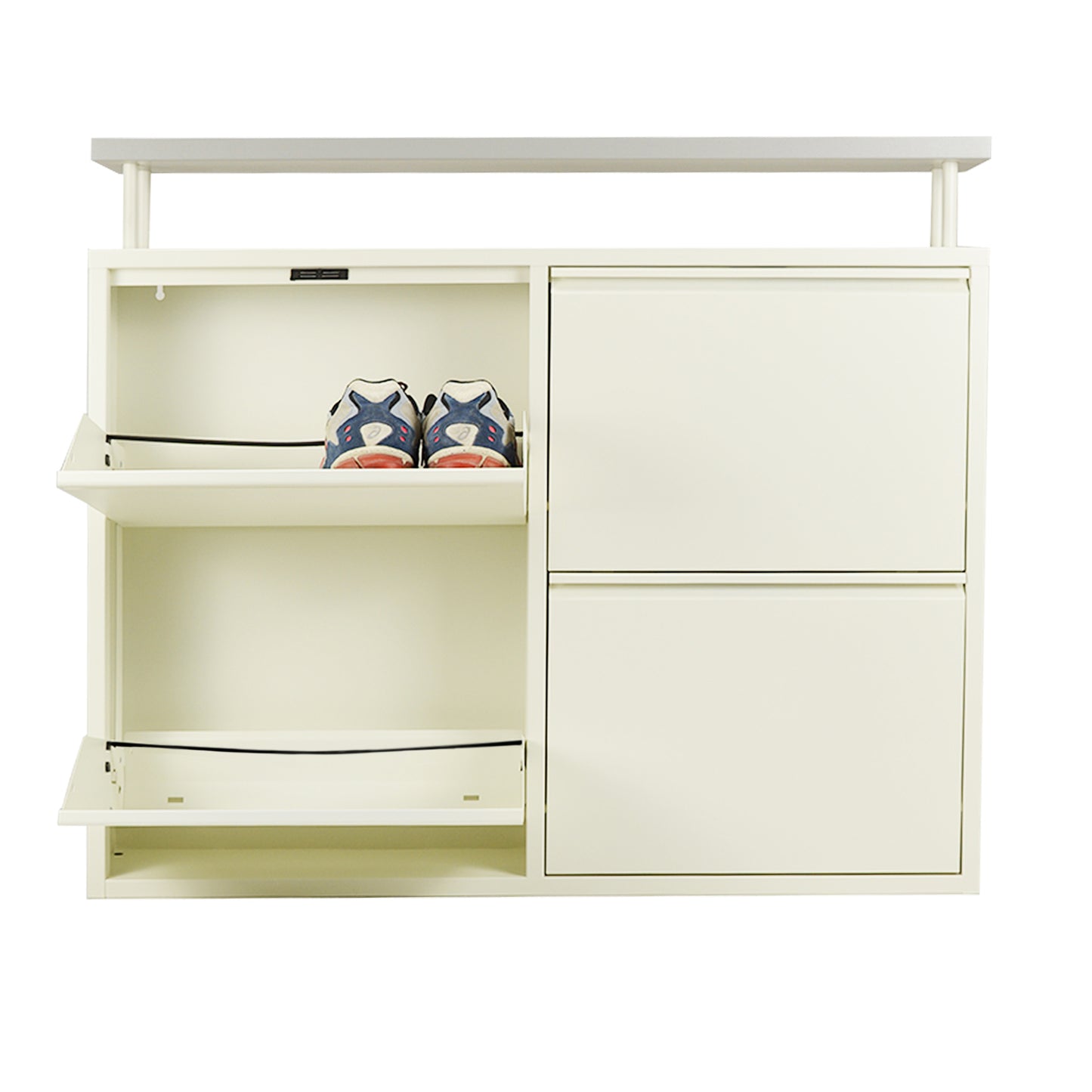 Betten-ABC Amelie – Moderner Schuhschrank, robust und platzsparend, aus pflegeleichtem Metall