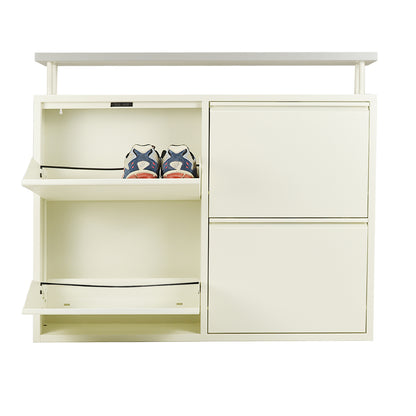 Betten-ABC Amelie – Moderner Schuhschrank, robust und platzsparend, aus pflegeleichtem Metall