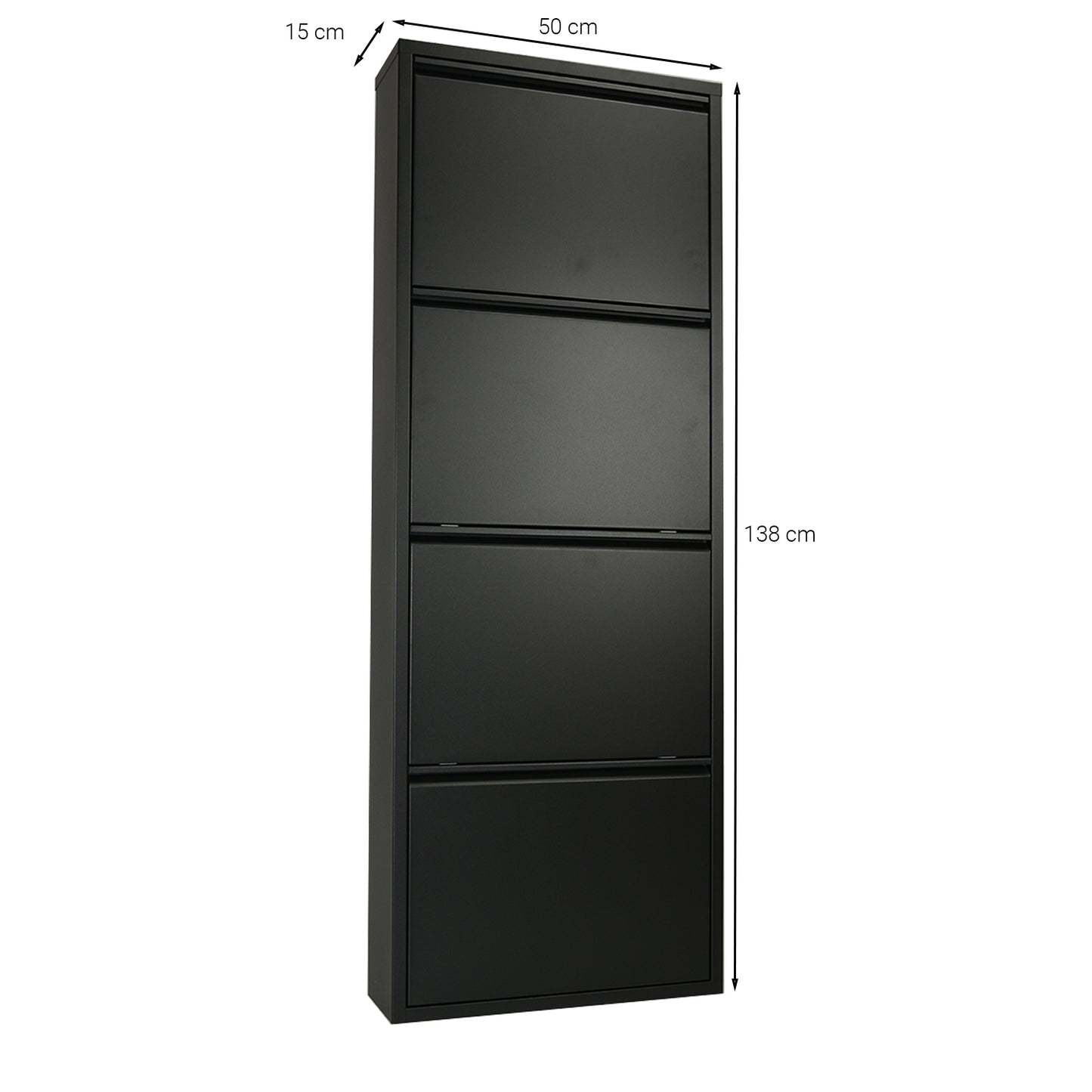 Betten-ABC Amelie – Moderner Schuhschrank, robust und platzsparend, aus pflegeleichtem Metall