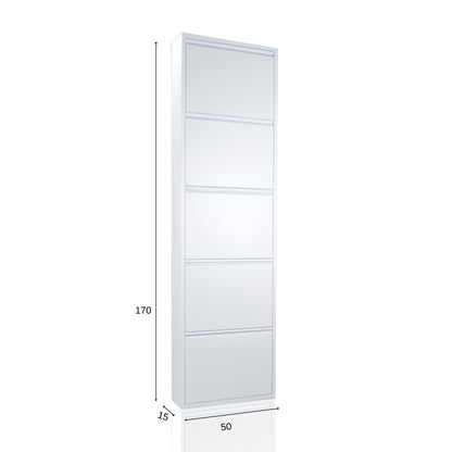 Betten-ABC Amelie – Moderner Schuhschrank, robust und platzsparend, aus pflegeleichtem Metall