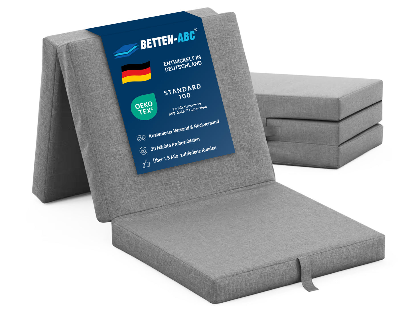 Sun Garden Samba – Faltmatratze/Klappmatratze oder Gästematratze in verschiedenen Farben
