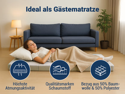 Sun Garden Samba – Faltmatratze/Klappmatratze oder Gästematratze in verschiedenen Farben