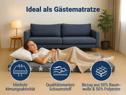 Sun Garden Samba – Faltmatratze/Klappmatratze oder Gästematratze in verschiedenen Farben