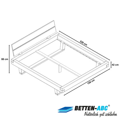 Betten-ABC Bubema Mondera Balkenbett