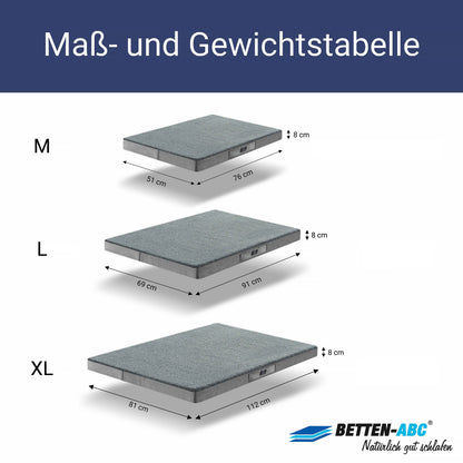 BedYourPet - Ergonomische Hundematratze mit Sommer- und Winterseite