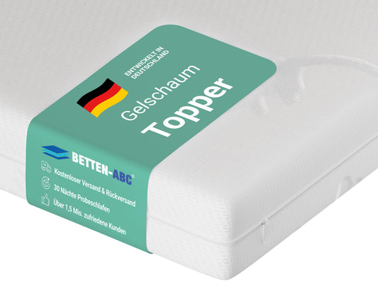 Betten-ABC ViGeTo Kombitopper - Auflage mit Visco- oder Gelschaum