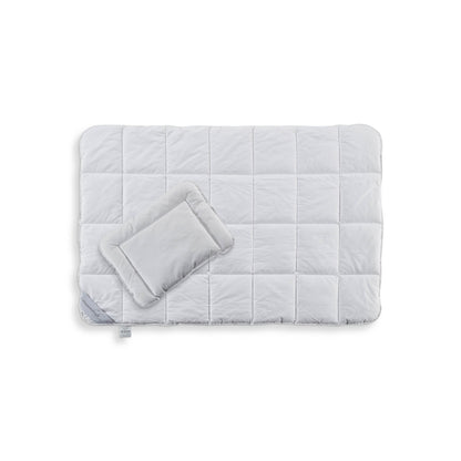 AKTION - Bettenset für Babys- und Kinder mit Karo-Steppung, 100x135 cm und 40x60 cm