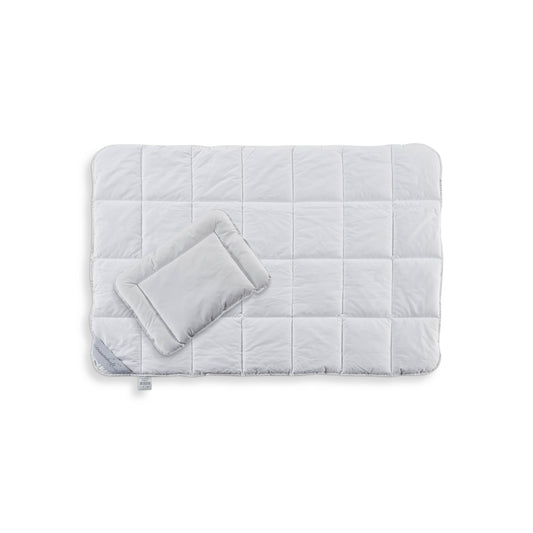 AKTION - Bettenset für Babys- und Kinder mit Karo-Steppung, 100x135 cm und 40x60 cm