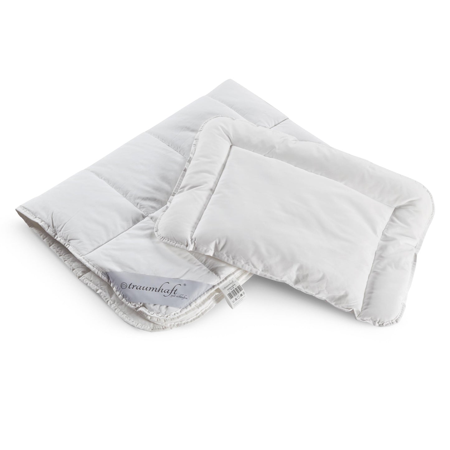 AKTION - Bettenset für Babys- und Kinder mit Karo-Steppung, 100x135 cm und 40x60 cm