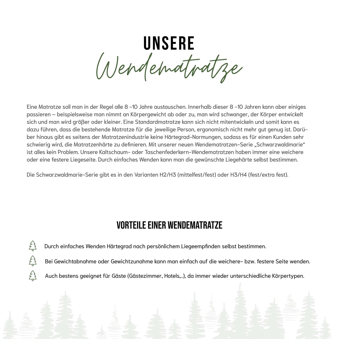 Schwarzwaldmarie Klara – 7-Zonen-Taschenfederkern mit Wendefunktion und druckentlastendem Gelschaum