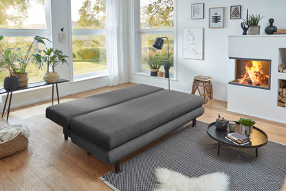 Betten-ABC Flair - Modernes Sofa mit Schlaffunktion und Stauraum