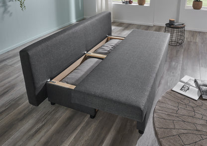 Betten-ABC Trendy - Klappsofa mit Schlaffunktion inklusive zweifarbige Rückenkissen