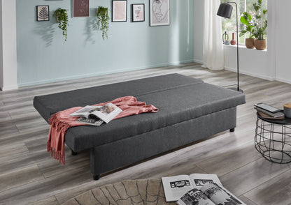 Betten-ABC Trendy - Klappsofa mit Schlaffunktion inklusive zweifarbige Rückenkissen