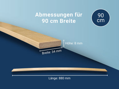 Ersatz Federholzleisten aus Schichtholz im 5er Set passend für viele gängige Lattenroste