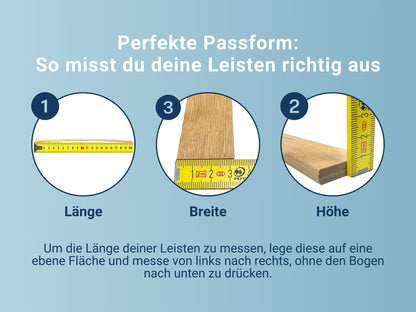 Ersatz Federholzleisten aus Schichtholz im 5er Set passend für viele gängige Lattenroste