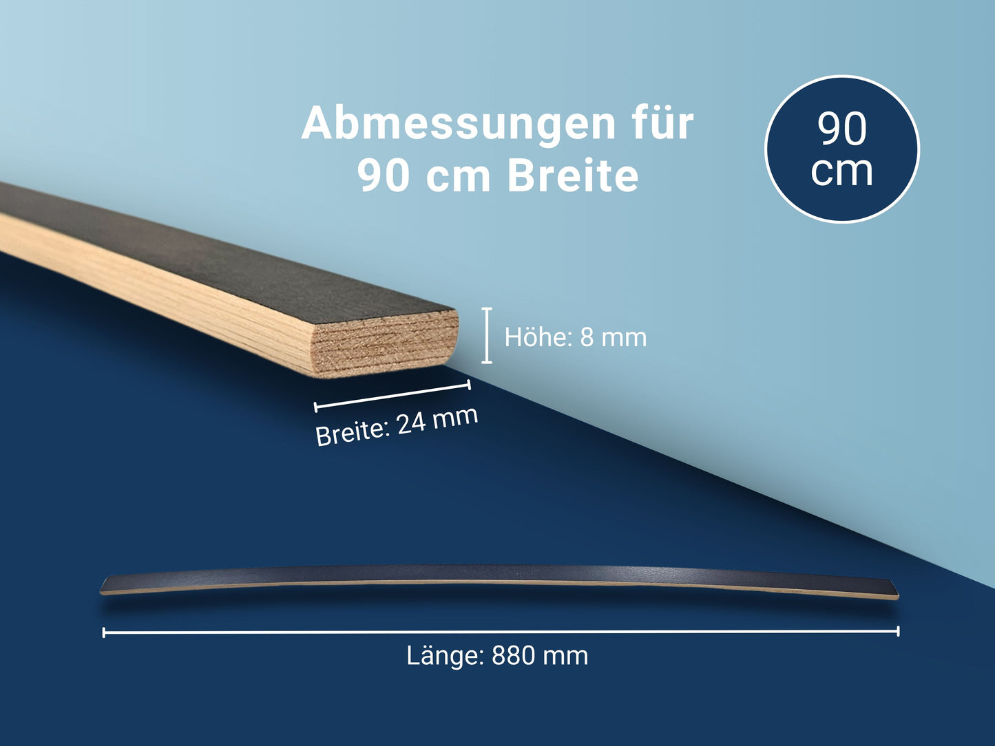 Ersatz Federholzleisten aus Schichtholz im 5er Set passend für viele gängige Lattenroste
