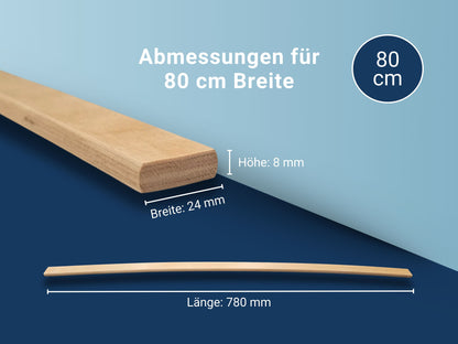 Ersatz Federholzleisten aus Schichtholz im 5er Set passend für viele gängige Lattenroste