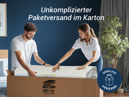 Betten-ABC TriFlex Hybrid - 3-Schicht- Kaltschaummatratze mit Schulterkomfortzone