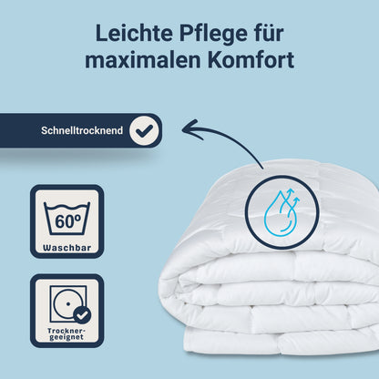 Traumhaft gut schlafen Softline - Steppbett, verschiedene Wärmestufen, Allergikergeeignet