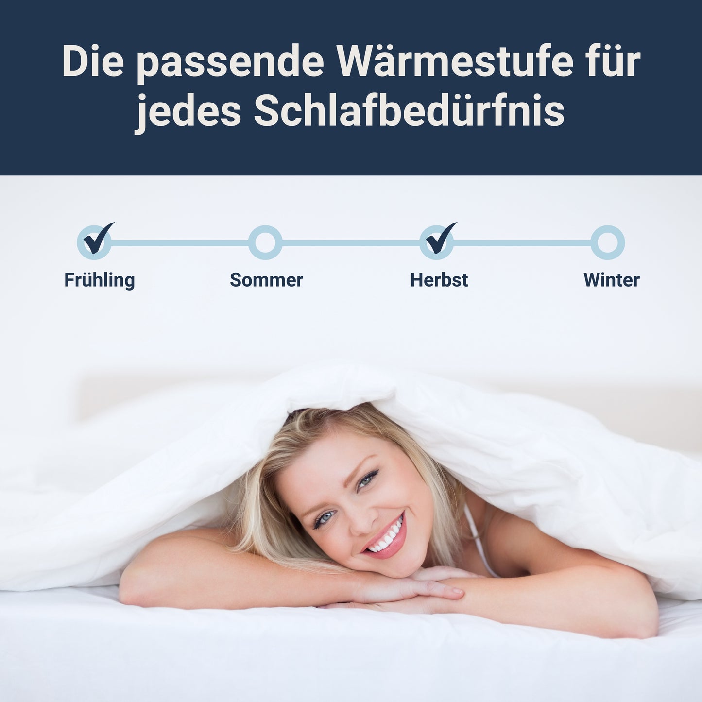 Traumhaft gut schlafen Softline - Steppbett, verschiedene Wärmestufen, Allergikergeeignet