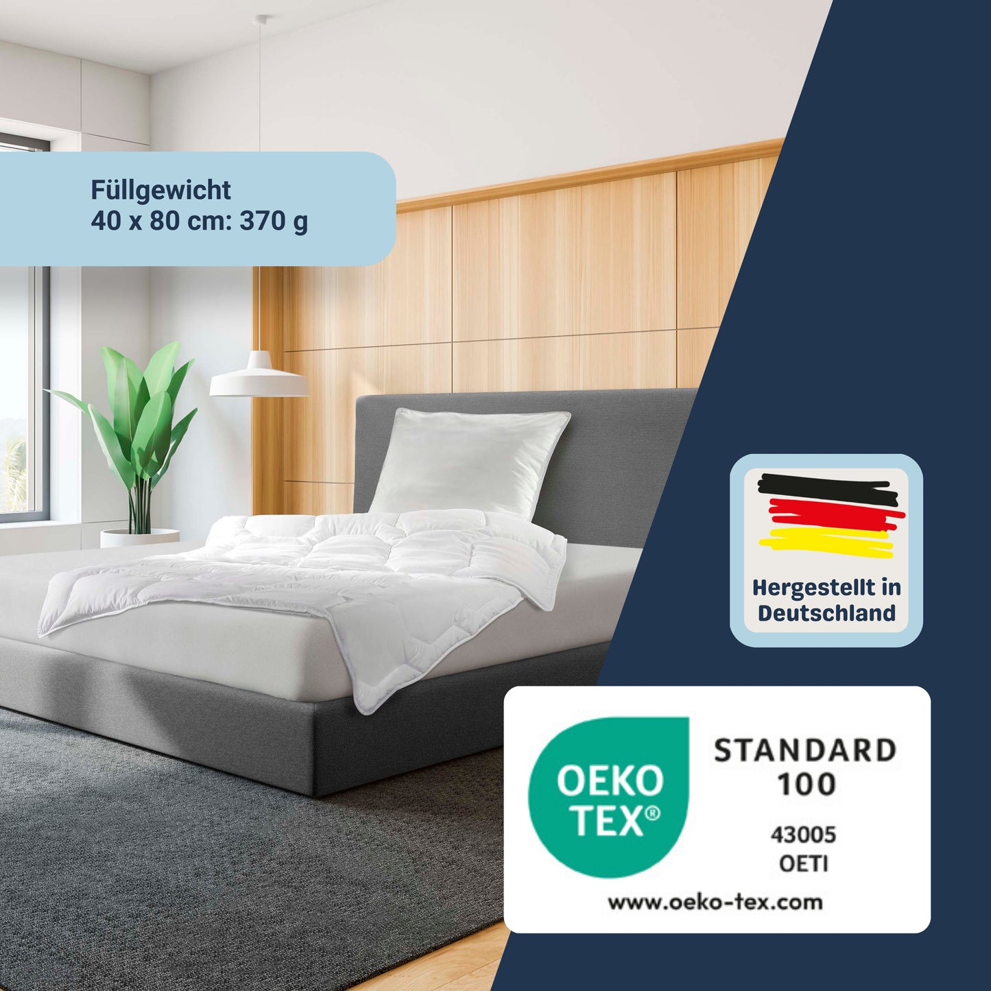 Traumhaft gut schlafen Softline - Steppbett, verschiedene Wärmestufen, Allergikergeeignet