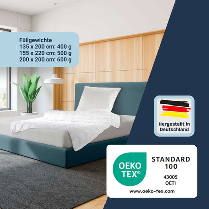 Traumhaft gut schlafen Softline - Steppbett, verschiedene Wärmestufen, Allergikergeeignet