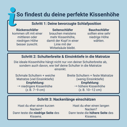 Traumhaft gut schlafen Nackenstützkissen - mit offenporigen Kern aus Gelschaum