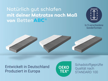 Matratzen nach Maß für rechteckige Matratzen