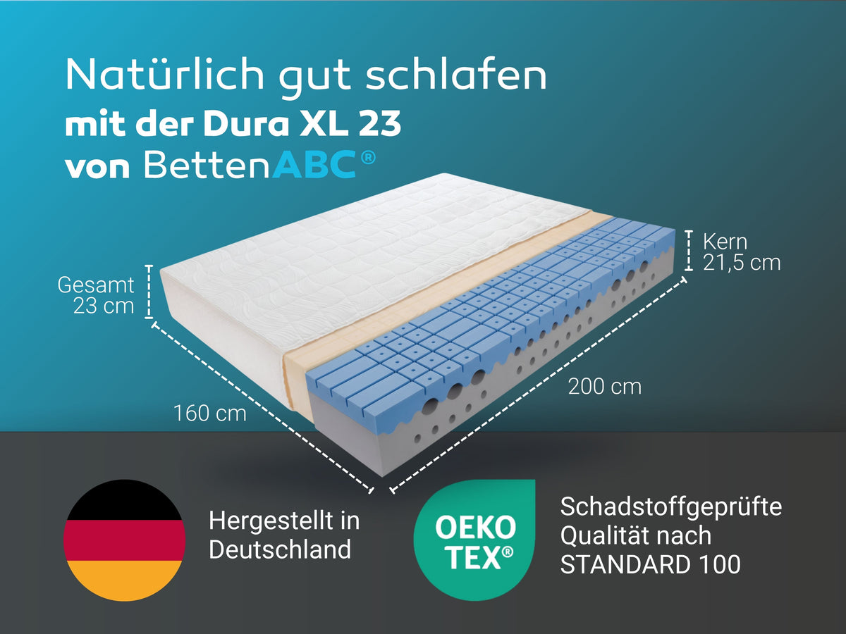 Betten-ABC Dura XL 23 Kaltschaummatratze