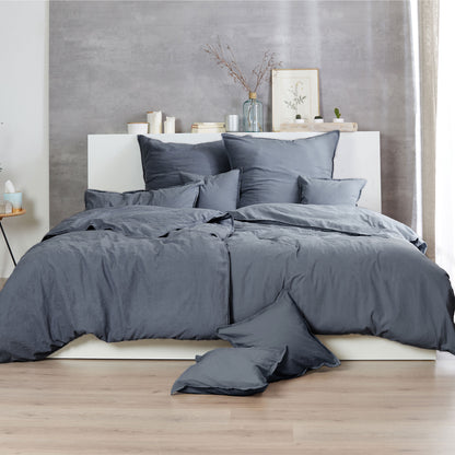 Traumhaft gut schlafen – Stone-Washed-Bettwäsche, 100% Baumwolle, in versch. Farben und Größen